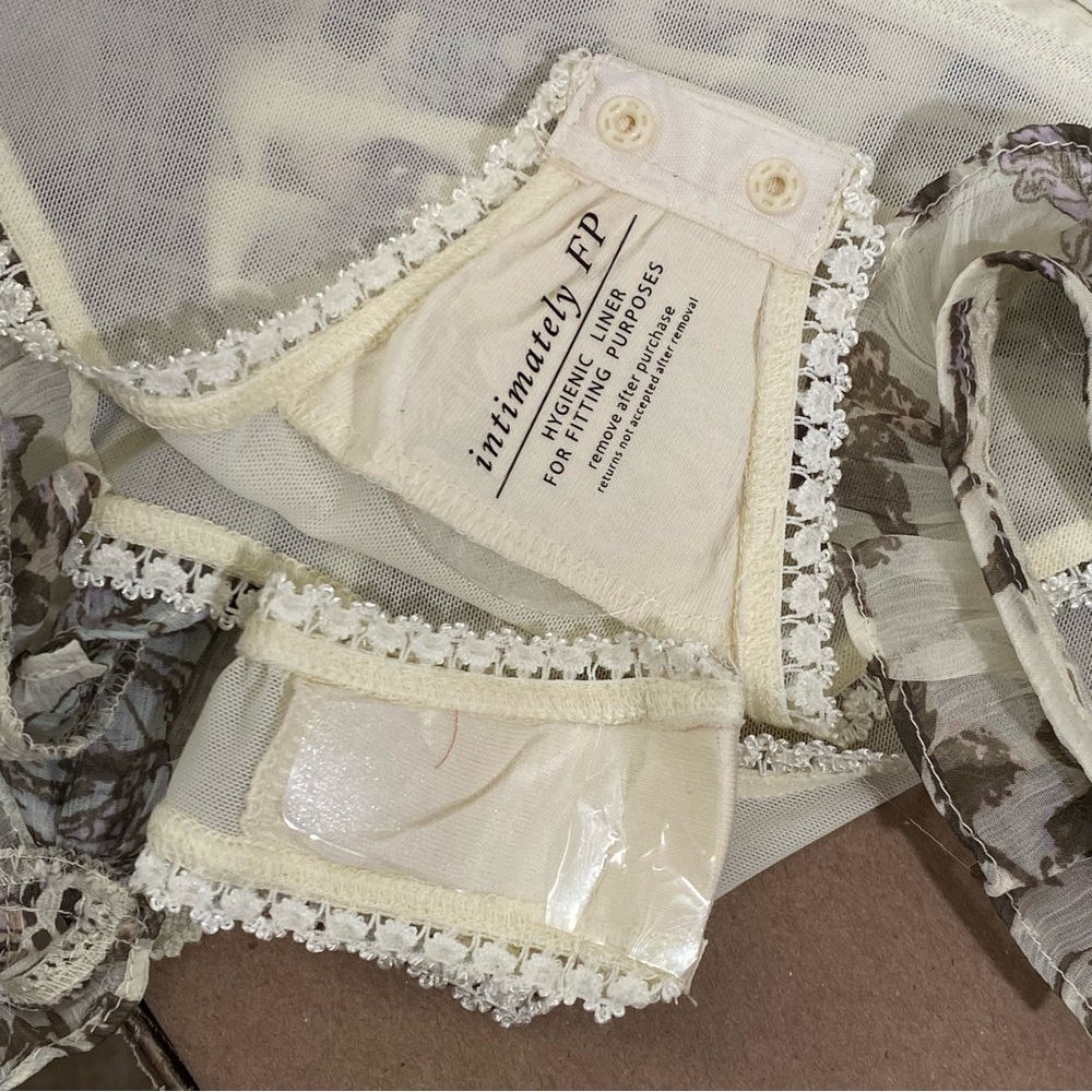 NWT! Free People Weekend Ruffle Bodysuit Lingerie - Picture 11 of 15